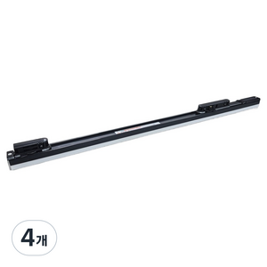 블링라이트 YDNTS LED T라인 레일조명 15W 600mm, 전구색(블랙), 4개