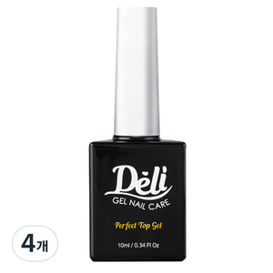 델리뷰티 퍼팩트 피니쉬 탑젤, 10ml, 4개