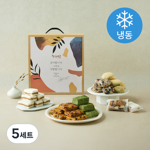 착한떡 정담 45g x 5종 x 6개입 선물세트 (냉동), 5세트