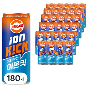 비타500 이온킥 제로 이온음료, 180개, 240ml