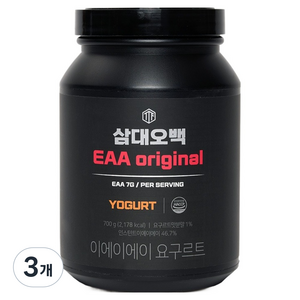 삼대오백 EAA 아미노산 요구르트, 700g, 3개