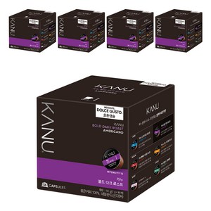 카누 볼드 다크로스트 돌체구스토 호환 캡슐커피, 7g, 16개입, 5개