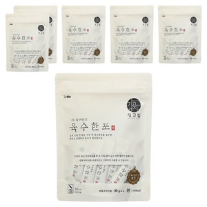 강고집 1초 육수완성 육수한포, 6개, 80g