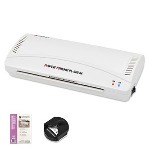 현대오피스페이퍼프랜드 코팅기 PL-240 A4 + A4 코팅지 50매 + 코너라운더