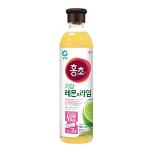 홍초 청정원 레몬 라임 저당, 900ml, 1개