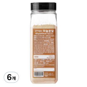 곰곰 마늘분말, 450g, 6개