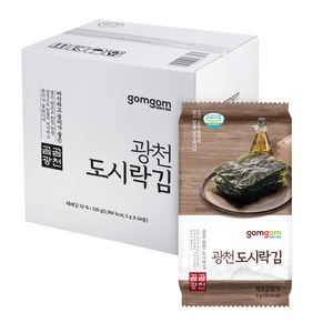 gomgom 곰곰 광천 도시락김, 5g, 64개 골드박스 특가