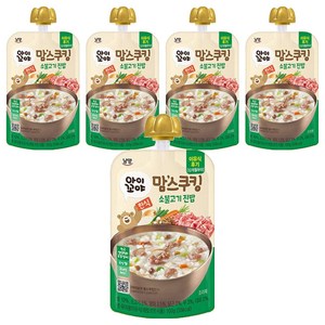 맘스쿠킹 이유식, 100g, 5개, 소불고기 진밥