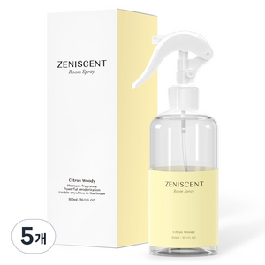 제니센트 룸스프레이, 5개, 300ml, 시트러스우디