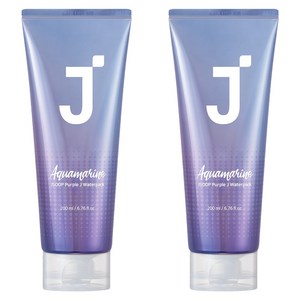 제이숲 퍼플제이 아쿠아마린 노워시 헤어팩 헤어트리트먼트, 200ml, 2개