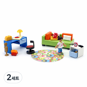 플레이모빌 어린이 방 피규어 70209, 2세트