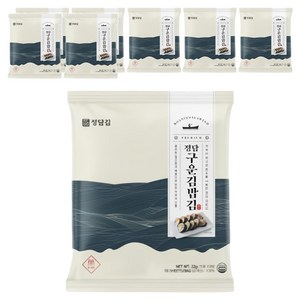 정담김 구운 김밥김 10p, 22g, 8개