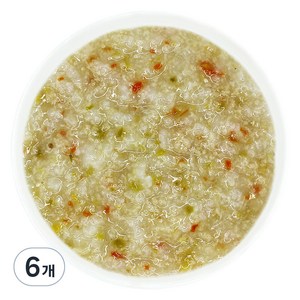 짱죽 실온이유식 9개월부터 중기 죽2, 구수미닭죽, 6개, 160g