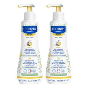 무스텔라 너리싱 클렌징 젤 위드 콜드 크림 탑투토워시, 300ml, 2개