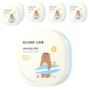 라운드랩 베이비 마일드 선쿠션 SPF50+ PA++++, 16g, 6개