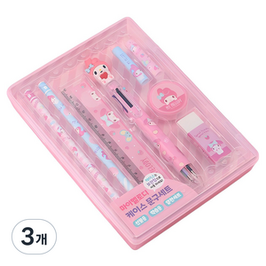 산리오 케이스 문구세트, 마이멜로디, 3개