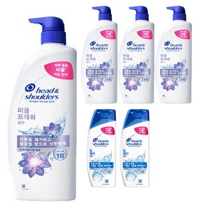 헤드앤숄더 퍼퓸 프레쉬 샴푸 800ml x 2p + 딥클린 샴푸 90ml x 1p 세트, 2세트