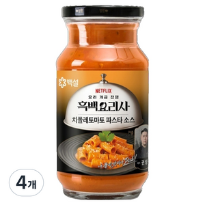 백설 나폴리맛피아 권성준셰프 치폴레 토마토 파스타소스, 600g, 4개