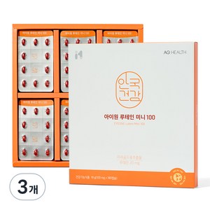 아이원 루테인 미니100 + 쇼핑백 선물세트, 180정, 3개