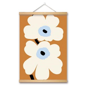 인아트 벽꾸미기 패브릭 포스터 원목테두리, 15번