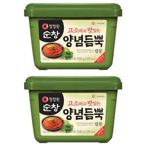 청정원순창 양념듬뿍 쌈장, 500g, 2개