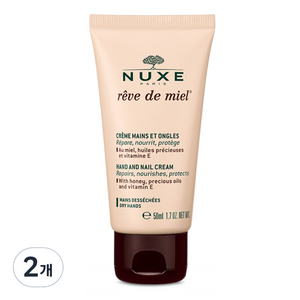 눅스 레브드미엘 핸드 앤 네일 크림, 50ml, 2개