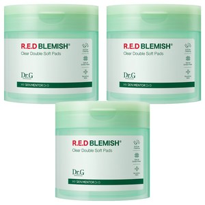 닥터지 레드 블레미쉬 클리어 더블 결 패드 180ml, 60개입, 3개