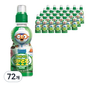 팔도 귀여운내친구 뽀로로 사과맛, 235ml, 72개