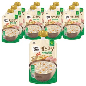 아이꼬야 맘스쿠킹 이유식 12개월부터, 100g, 10개, 혼합맛(닭백숙/진밥)
