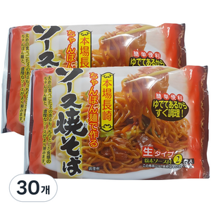 카리노재팬 소스야끼소바 생면 2인분 320g, 30개
