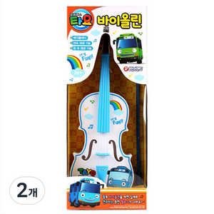 바니랜드 타요 바이올린 유아 완구, 혼합 색상, 2개