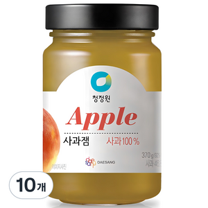 청정원 사과잼, 370g, 10개