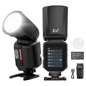 니워 니콘카메라 호환 라운드헤드 카메라 플래시, 1개, Z3R-N