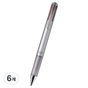 파이롯트 쥬스업 4색 다색펜 0.4mm, 실버, 6개