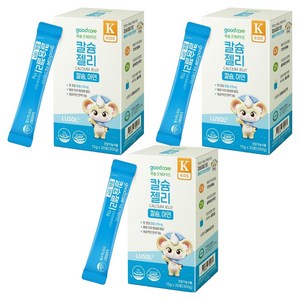 루솔 굿케어키즈 칼슘젤리 20p, 300g, 3개