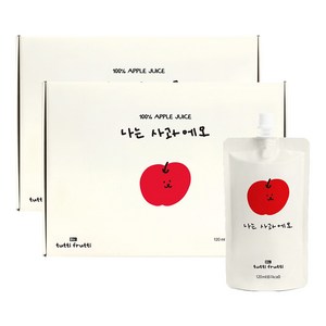 뚜띠프루티 나는 사과에오 사과즙 30p, 3.6L, 2개