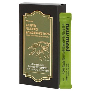 뉴밋 유기농 엑스트라버진 올리브오일 스틱 피쿠알 100% 14p, 112ml, 1개