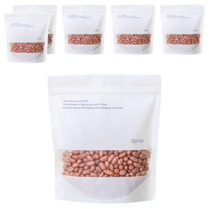 솔닙 바삭바삭 고소한 볶은 땅콩, 400g, 6개