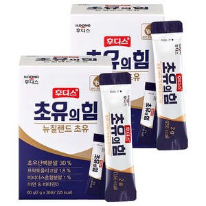 후디스초유의힘 스틱 뉴질랜드 초유, 60g, 2개