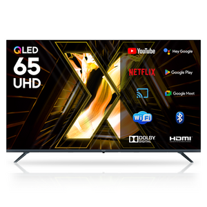 이노스 4K UHD QLED 구글 3.0 스마트 TV, 165.1cm, X65 QLED, 스탠드형, 방문설치