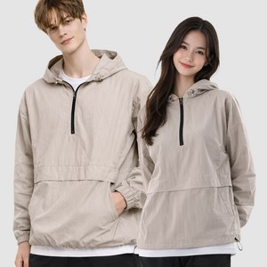 아르메데스 남녀공용 아노락 후드 바람막이 자켓 AR-102