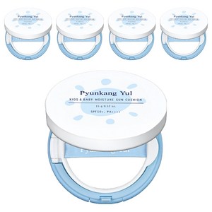 편강율 키즈 앤 베이비 모이스처 선쿠션 SPF50+ PA++++, 15g, 5개