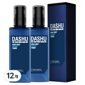 다슈 맨즈 아쿠아 딥 포텐 토너, 12개, 153ml
