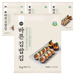 바르다김선생 바른 김밥김 10p, 21g, 5개