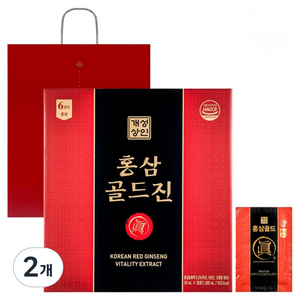 개성상인 홍삼골드진, 1.5L, 2개