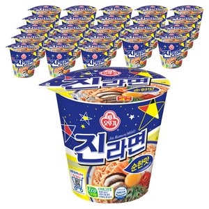 오뚜기 진라면 순한맛 컵 65g, 24개