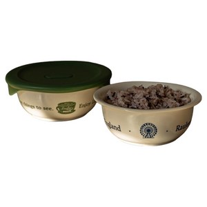 메종오브제 로렌스 런던 냉동밥 용기 그린 450ml + 블루 450ml 세트, 1세트, 2개