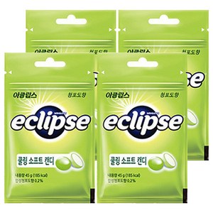 이클립스 쿨링 소프트 캔디 청포도향, 45g, 4개