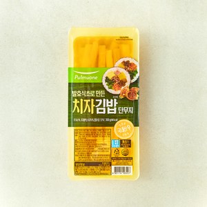 풀무원 발효식초로 만든 치자 김밥 단무지, 300g, 1개