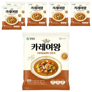 카레여왕 구운마늘 앤 양파 진한 맛, 108g, 6개